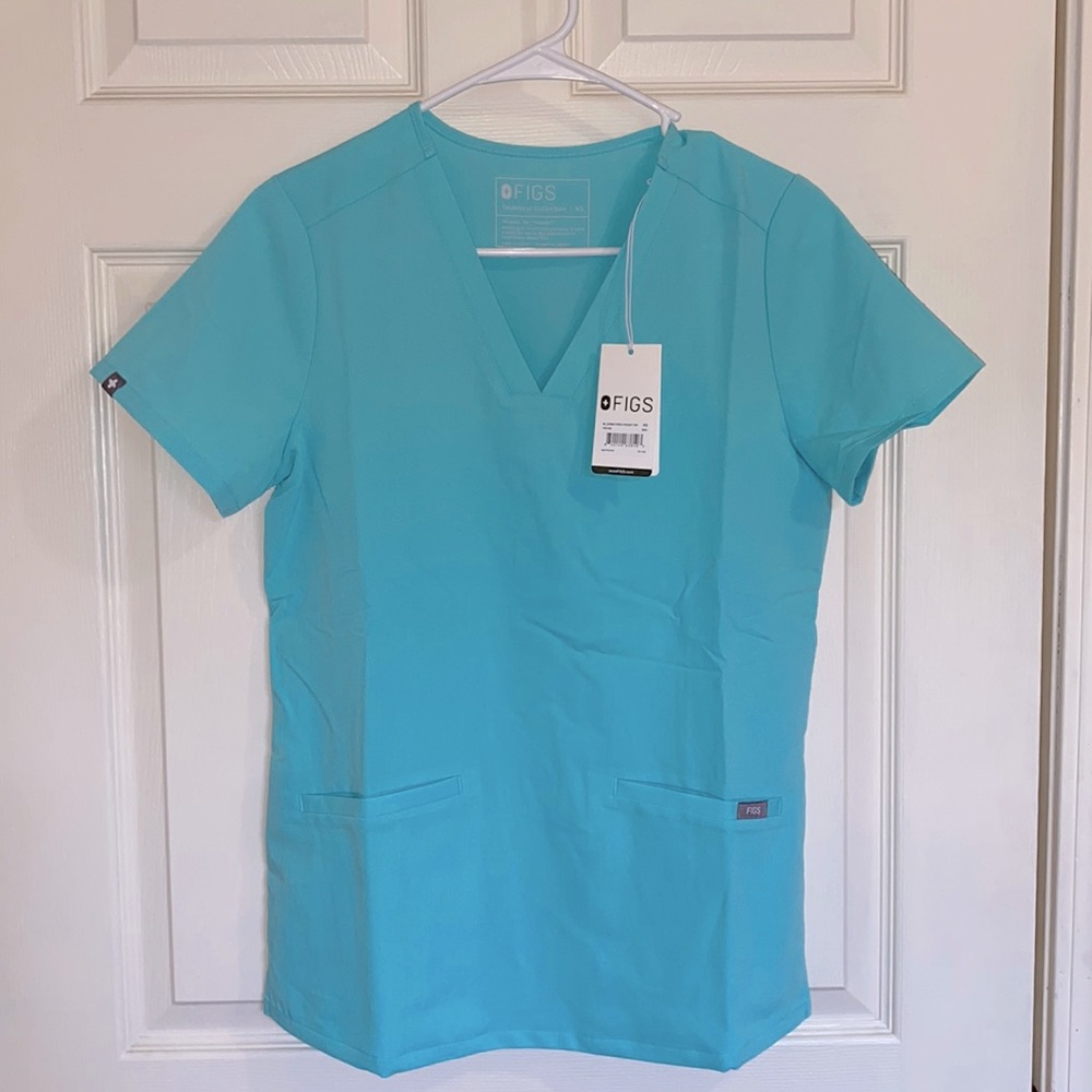 Fig Scrub Top
